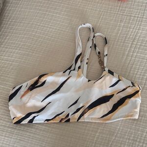 Stylish Animal Print Bikini Top